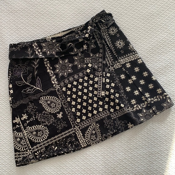 the kit nyc bandana print wrap skirt - Picture 1 of 4